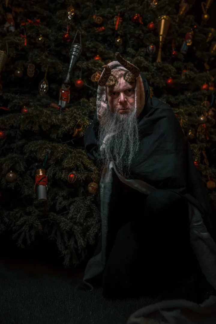 Krampus under the tree