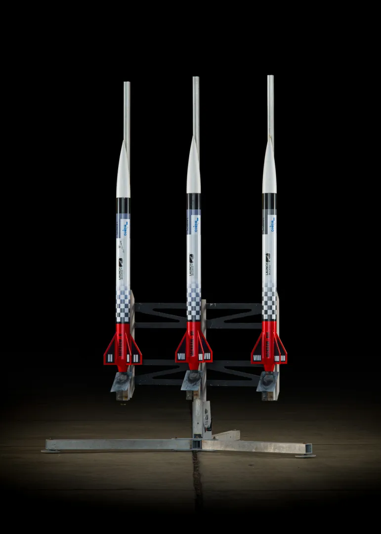 Three rocket